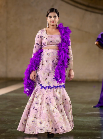 Lilac Bloom Feather Ensemble
