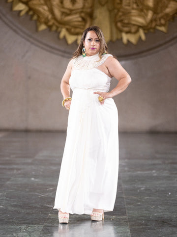 Moonlight Veil White Gown