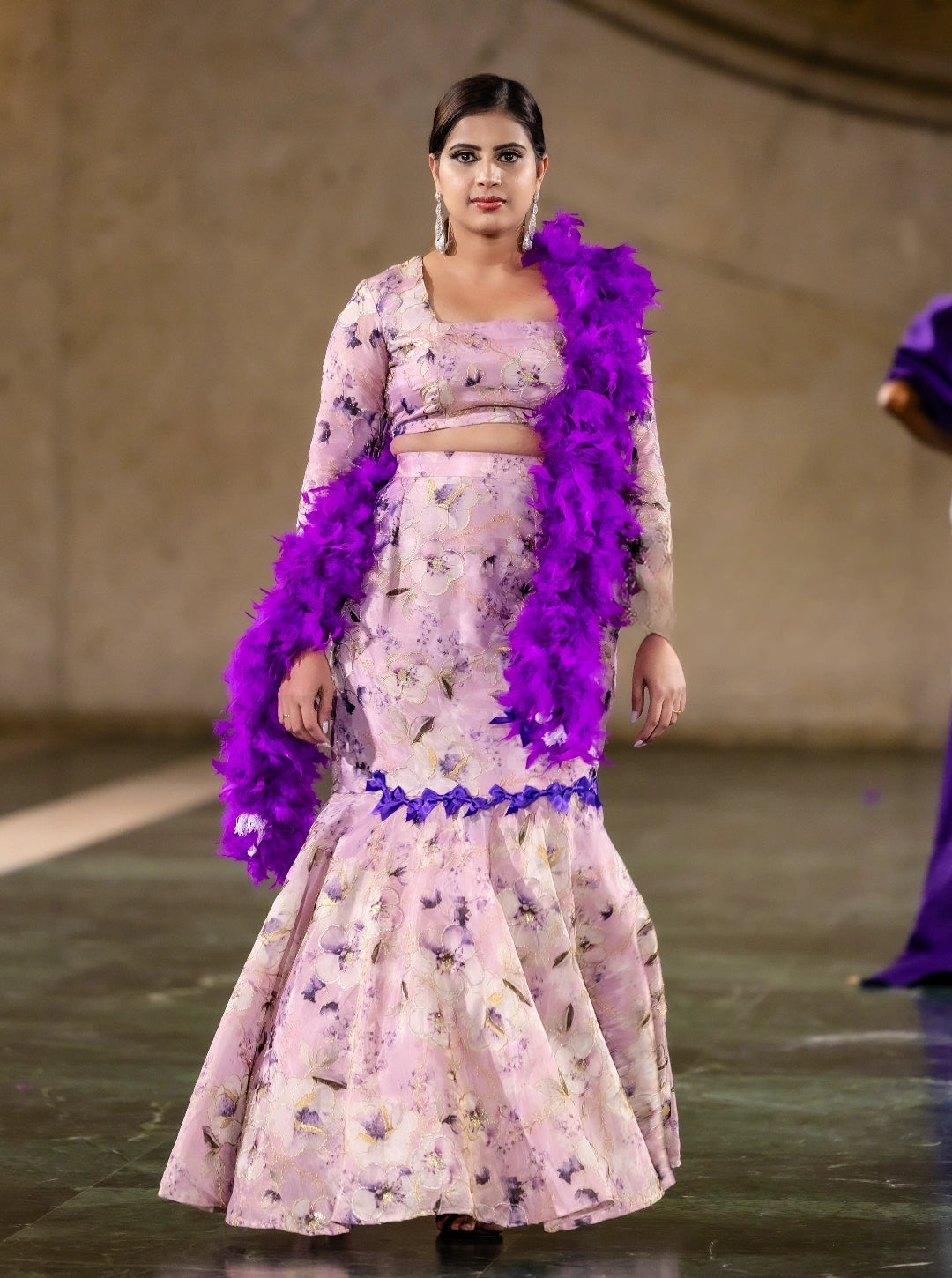 Lilac Bloom Feather Ensemble