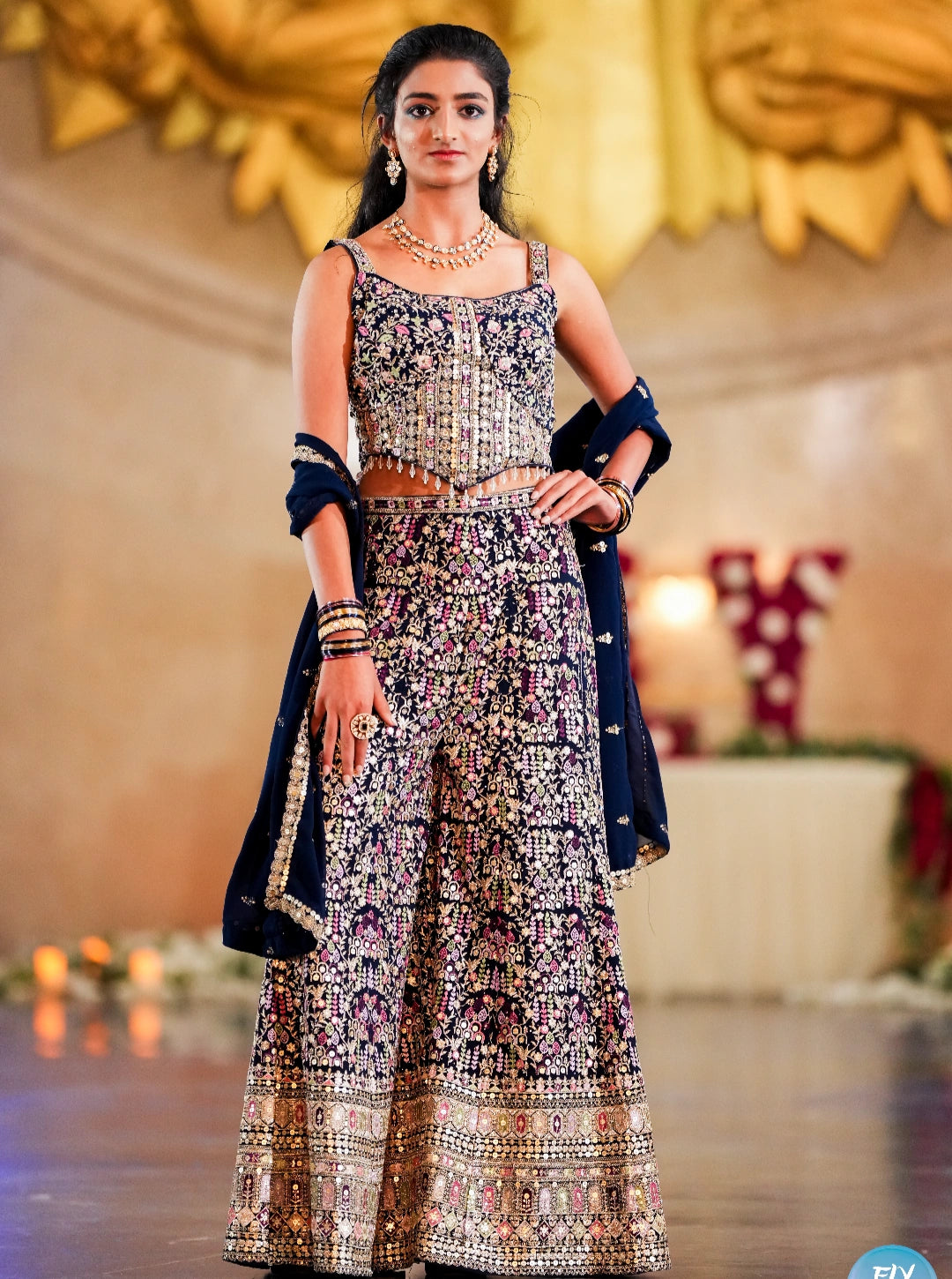 Royal Radiance Embroidered Lehenga