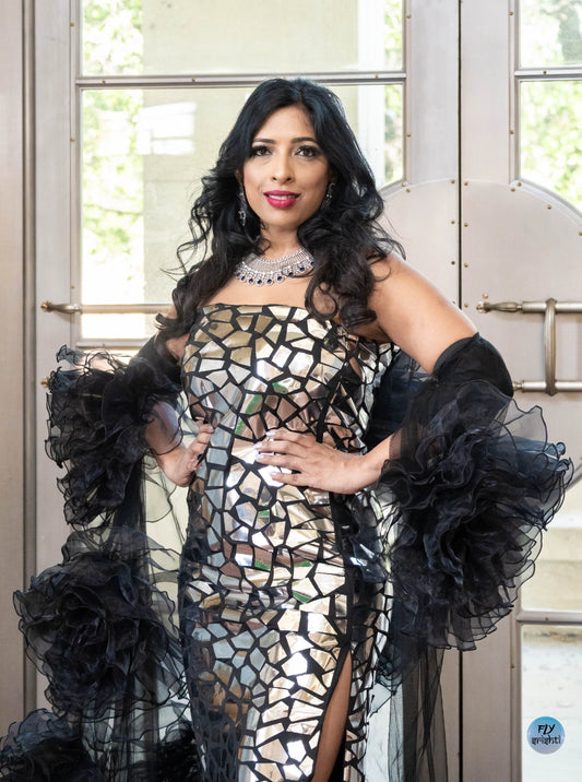Mirror Muse Mosaic Gown