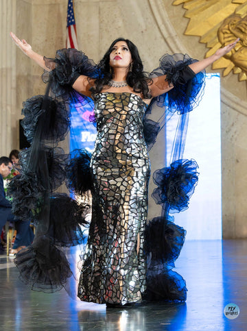 Mirror Muse Mosaic Gown