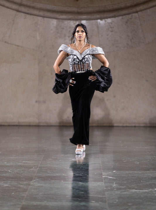 Obsidian Empress Corset Gown