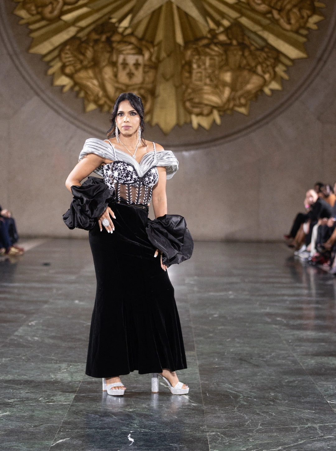 Obsidian Empress Corset Gown